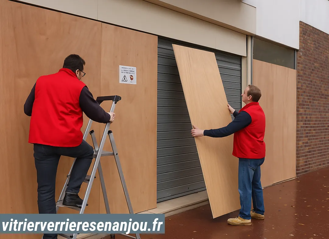 Mise en sécurité fermeture provisoire Verrières-en-Anjou